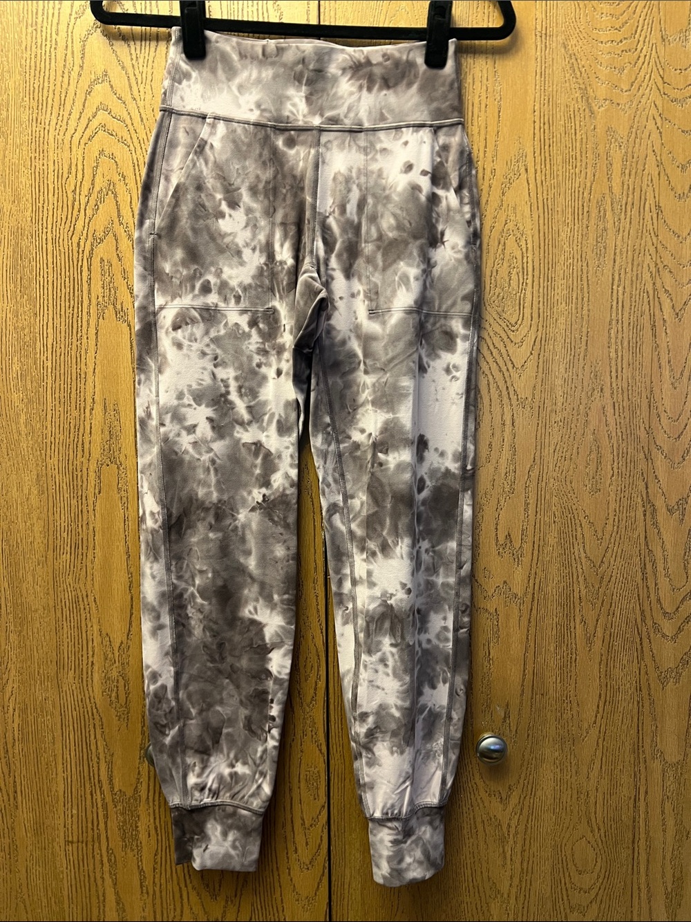 lululemon athletica Gray Tie-Dye Jogger Pants